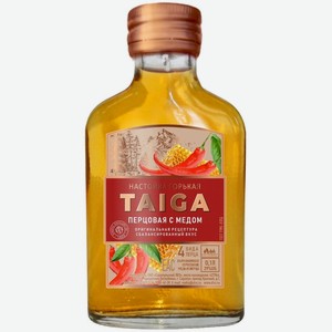 Ликер  Тайга  Перцовая с Медом, настойка горькая, 100 мл