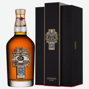 Виски Chivas Regal 25 Years Old в подарочной упаковке 0.7 л