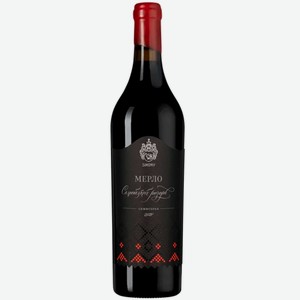 Вино ЗГУ Семигорье Имение Сикоры СЕМЕЙНЫЙ РЕЗЕРВ «Мерло» 0.75 л