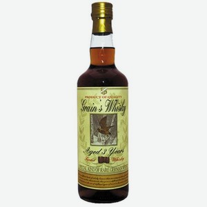 Виски ГРЕЙН С 3 года Blended Whiskey 0.7л