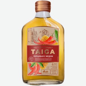 Настойки Тайга Перцовая с Медом 0.25л