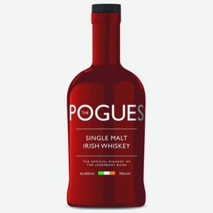 Виски The Pogues Single Malt Irish Whiskey, 0.7 л