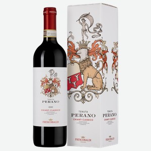 Вино Tenuta Perano Chianti Classico в подарочной упаковке 0.75 л