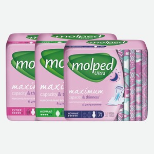 Прокладки гигиенические Molped ultra в ассортименте 7-10 шт