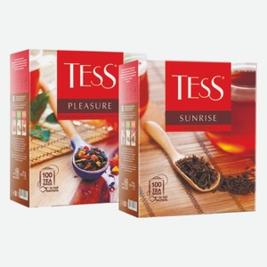 Чай Tess Sunrise, Pleasure 100 пакетиков