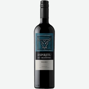 Вино Espiritu de Argentina Malbec 0.75л