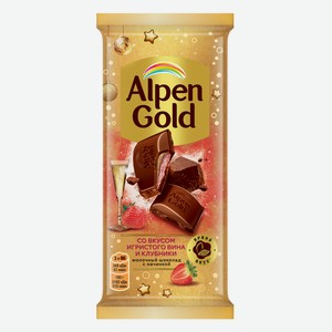 Нг Шоколад Альпен Голд Клубнич Начин Со Вкусом Игрист Вина 80г