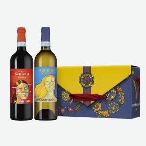 Вино в подарочном наборе City Bag Vittoria — Bestsellers 0.75 л