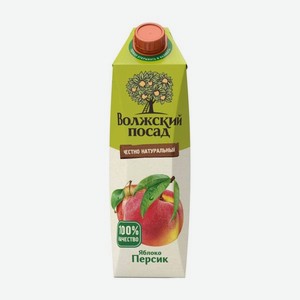 Нектар Волжский посад яблочно-персиковый 1л