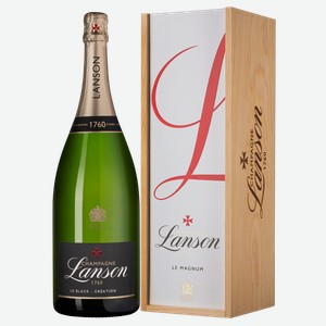 Шампанское Le Black Creation 258 Brut в подарочной упаковке 1.5 л