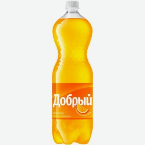Вода  Добрый  Апельсин, Лимонад, в пластиковой бутылке, 1500 мл