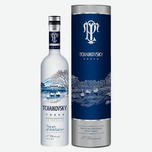 Водка Tchaikovsky 40% 0.7л в тубусе, Россия