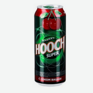 Нап. c/a  HOOCH Super со вкусом Вишни  ж/б 7,2% 0,45л Россия