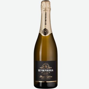 Вино игристое ЗГУ Кубань Шумринка ЧЕРНАЯ ЭТИКЕТКА 0.75 л