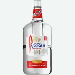 Водка  Русская , 1750 мл