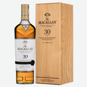 Виски Macallan 30 year Old Sherry Oak в подарочной упаковке 0.7 л