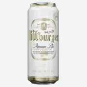 Пиво Bitburger Premium Pils светлое 0,5 л ж/б