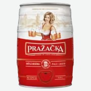 Пиво Prazacka Svetle 5 л в бочонке