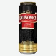 Пиво Krusovice Cerne темное 0,43 л ж/б