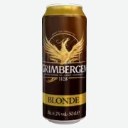 Пивной напиток Grimbergen Blonde светлое 0,5 л