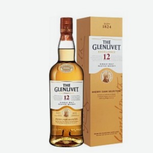 Виски шотл.односолод. PR  Гленливет  Double Oak 12 лет 40% 0,75л п/у Соединенное Королевство
