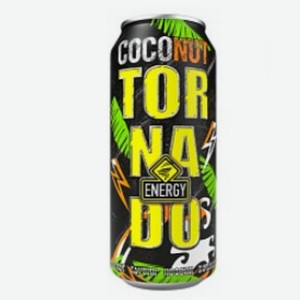 Напиток энерг. TonadoEnergy COCONUT б/а ж.б 0,45 л Россия