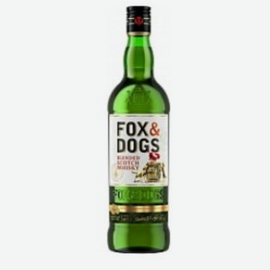 Виски купаж.sn Фокс Энд Догс 40%, 0,7л