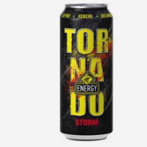 Напиток энерг. TonadoEnergy STORM б/а ж.б 0,45 л Россия