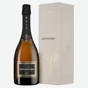 Вино игристое Золотая Балка Балаклава Pinot Noir розовое брют 0,75 л в подарочной упаковке