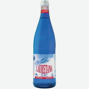 Вода  Лауретана  газированная, в стеклянной бутылке, 750 мл
