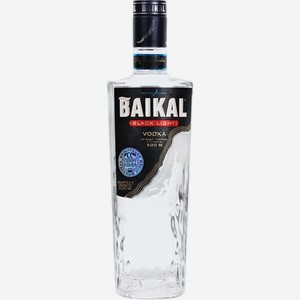 Водка МАК,  Байкал  Блэк Лайт, 500 мл