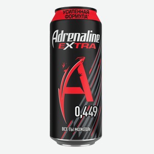 Энергетический напиток Adrenaline Rush Extra, 0.449л
