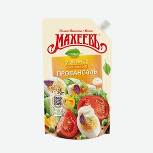 Майонез Махеев Провансаль 72% 380г