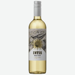 Вино Intis White Wine Argentina белое сухое 0,75 л