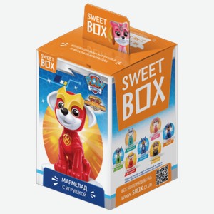 Мармелад жевательный Sweet Box Щенячий Патруль 2/Вспыш/Влад А4/Atomic Heart с игрушкой 10 г