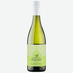 Вино Jardin Pleury Sauvignon Blanc белое сухое 0,75 л