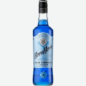 Ликер  Бора Бора  Блю Кюрасао, 700 мл