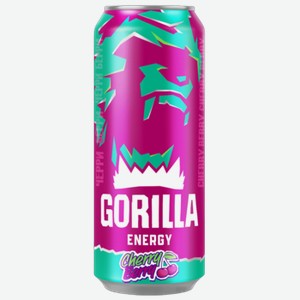 Энергетический напиток Gorilla Cherry Berry 0,45 л ж/б