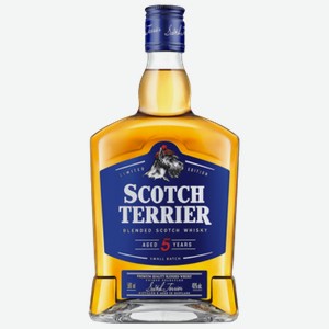Виски Scotch Terrier 5 лет 0,5 л