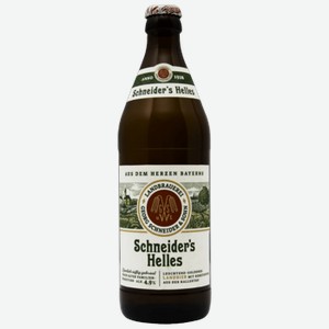 Пиво Schneider s Bayrisch Hell светлое 0,5 л
