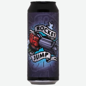 Пивной напиток Selfmade Brewery Rocket Jump светлый 0,5 л ж/б