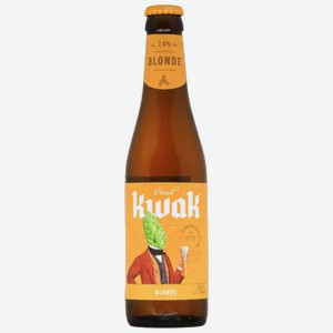 Пиво Pauwel Kwak Blonde светлое 0,33 л