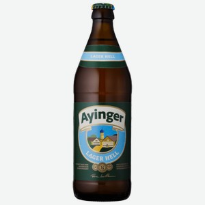 Пиво Ayinger Lager Hell светлое 0,5 л
