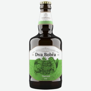 Пиво Таркос Dva Bobra светлое 0,45 л
