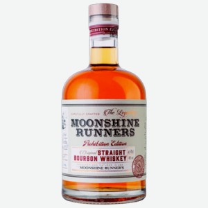 Виски Moonshine Runners Straight зерновой 0,7 л