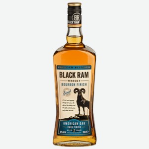 Виски Black Ram Bourbon Finish 3 года 0,7 л
