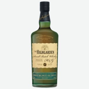 Виски The Highgarden 5 лет 0,5 л