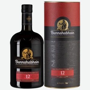 Виски Bunnahabhain 12 лет 0,7 л в подарочной упаковке