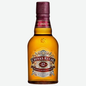 Виски Chivas Regal 12 лет 0,375 л в подарочной упаковке