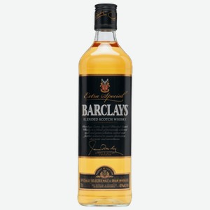 Виски Barclays Blended Scotch 3 года 0,7 л